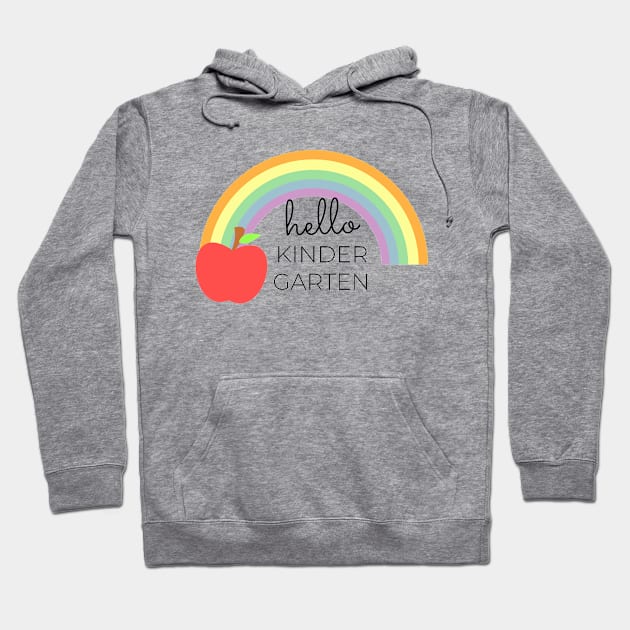 Hello Kindergarten Hoodie by Petalprints